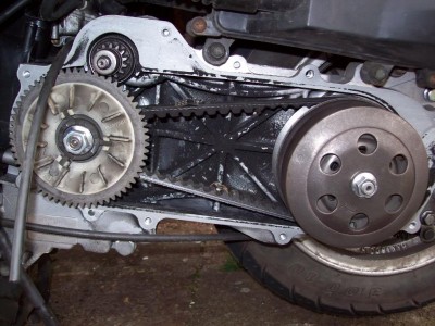 Montage courroie variateur